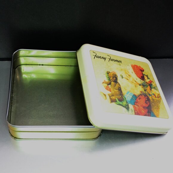 2 Vintage Fanny Farmer Candy Tins Christmas Decor Country And Farmhouse - Picture 10 of 11
